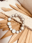 Preview: Wundervolles Armband mit magischen Perlen "LOUISA" 8mm und 14mm, Perlmutt