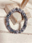 Preview: Armband aus Facettenperlen "CIRCLE" Hellblau-Blau-Weiß