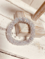 Preview: Armband aus Facettenperlen "CIRCLE" Weiß-Klar-Silber
