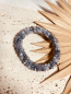 Preview: Armband aus Facettenperlen "CIRCLE" Hellblau-Blau-Weiß