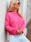 Preview: Wundervoller Pullover mit Vollant am Armabschluss "ROSI" kann von Größ3 36-42 getragen werden, Pink