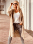 Preview: Lässig geschnittene Strickjacke "RESI" Beige