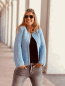 Preview: Herzallerliebst Strickjacke "FAME" kann von Größe 36-42 getragen werden, Hellblau