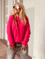 Preview: Wundervoller Pullover mit Vollant am Armabschluss "ROSI" kann von Größ3 36-42 getragen werden, Pink