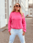 Preview: Wundervoller Pullover mit Vollant am Armabschluss "ROSI" kann von Größ3 36-42 getragen werden, Pink