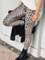 Preview: Leggins im Leo-Print "SINA" in den Größen S,M oder L wählbar, Beige