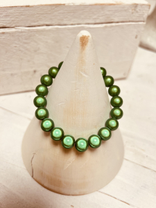 Wundervolles Armband mit magischen Perlen "ELISA" Grün