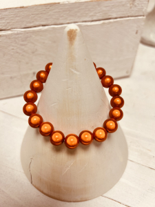 Wundervolles Armband mit magischen Perlen "ELISA" Orange