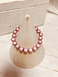 Wundervolles Armband mit magischen Perlen "ELISA" Rosé