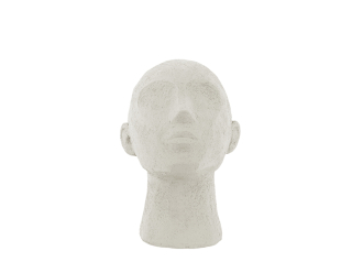 Dekofigur "Statue Face Art Up" Ivory