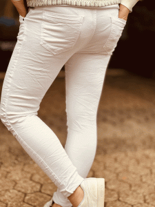 Super angenehme Skinny-Jeans mit Knopfleiste "JIMM" in den Größen XS-XL wählbar, verschieden Farben