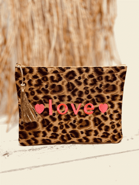 Kosmetik-Tasche "LOVE" Leo